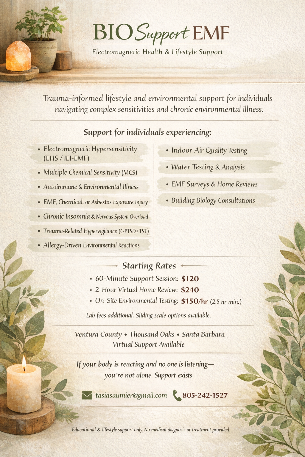 BIO Support EMF flyer preview